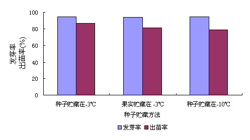 大叶椴种子不同贮藏方式对发芽和出苗率的影响* 大叶椴